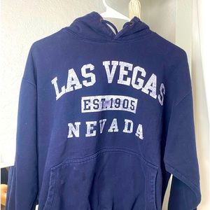 Blue hoodie